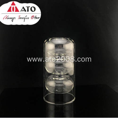 Clear Double Wall Glass Vase Borosilicate Glass Vase
